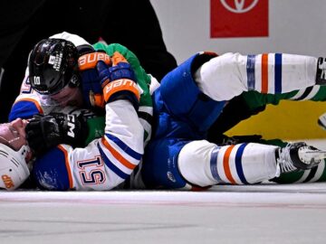 Stars, Oilers gamers brawl as Game 1 of their Stanley Cup playoffs match ends